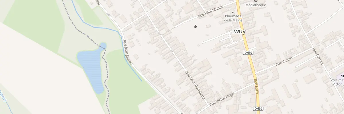 Plan du 21 Rue Gambetta à Iwuy