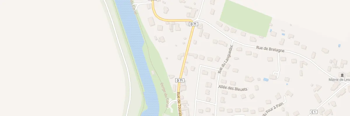 Plan du 5 Rue de Touraine à Lesdins