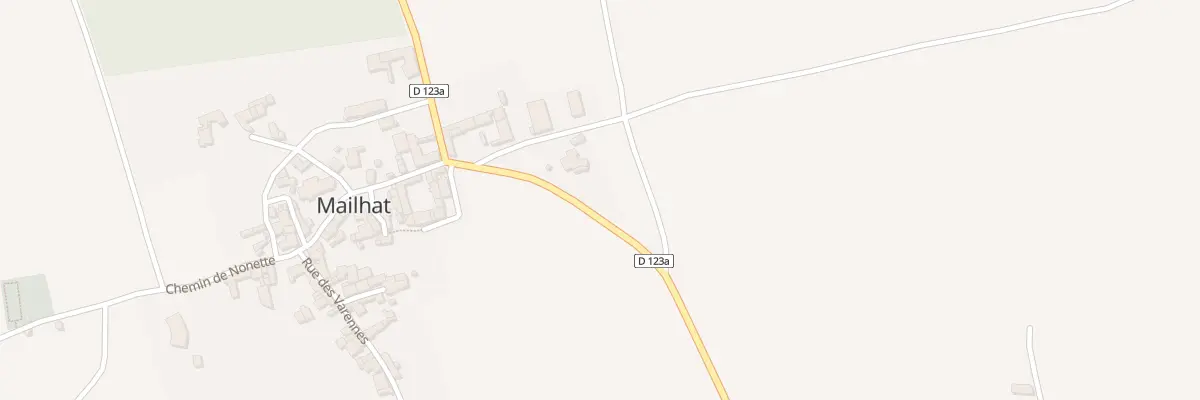 Plan du 2 Pl du Rampeau (mailhat) à Lamontgie