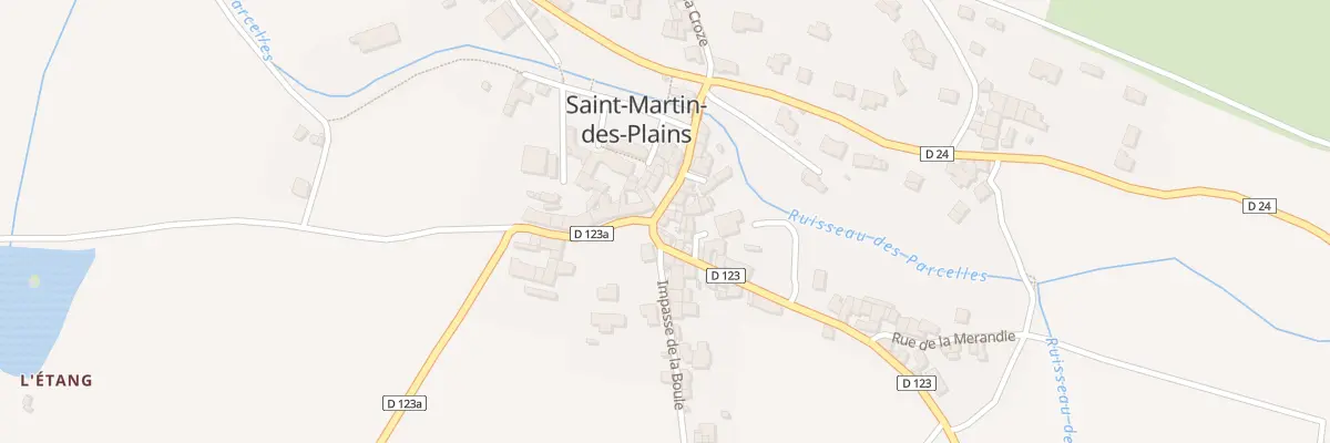 Plan du 13 Rue du Micocoulier à Saint-Martin-des-Plains