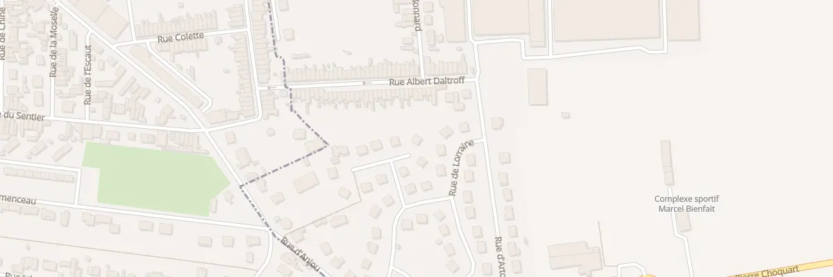 Plan du 80 Rue du Languedoc à Harly