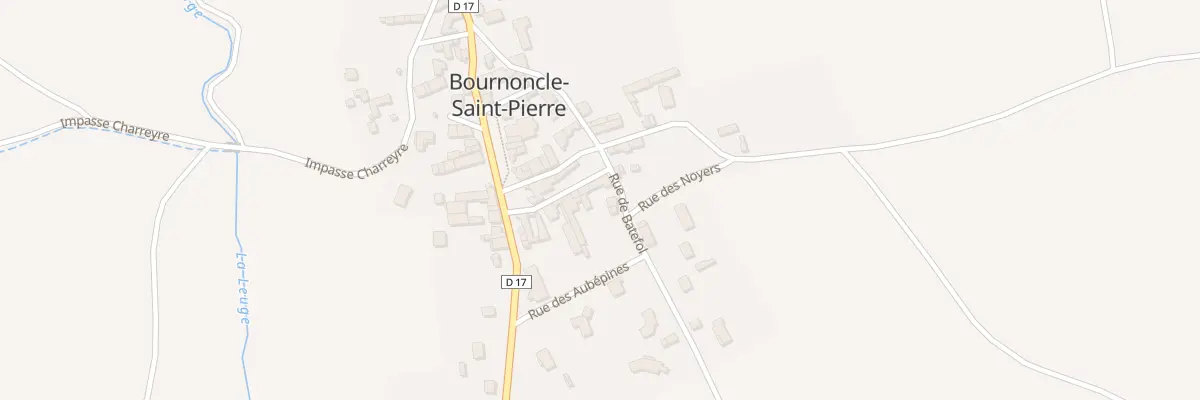 Plan du 6 Rue de Batefol à Bournoncle-Saint-Pierre