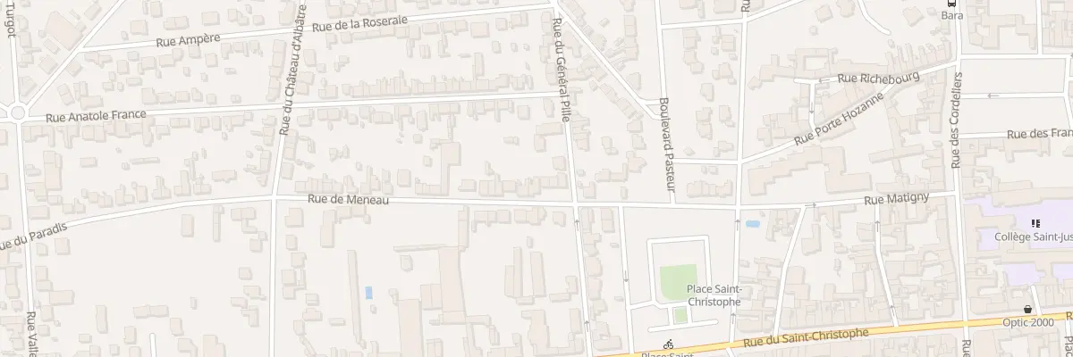 Plan du 12 Rue de Meneau à Soissons