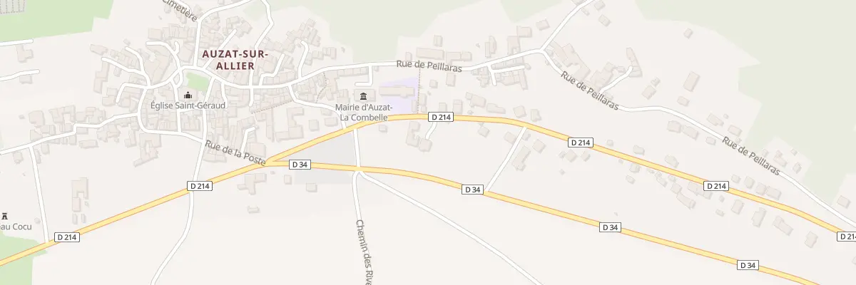Plan du 6 Av des Martins à Auzat-la-Combelle