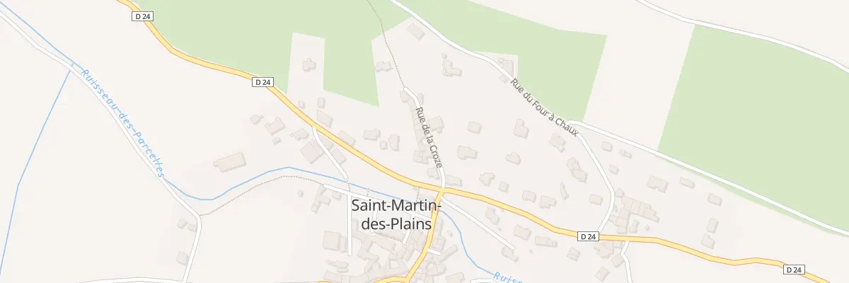 Plan du 3 Rue de la Croze à Saint-Martin-des-Plains