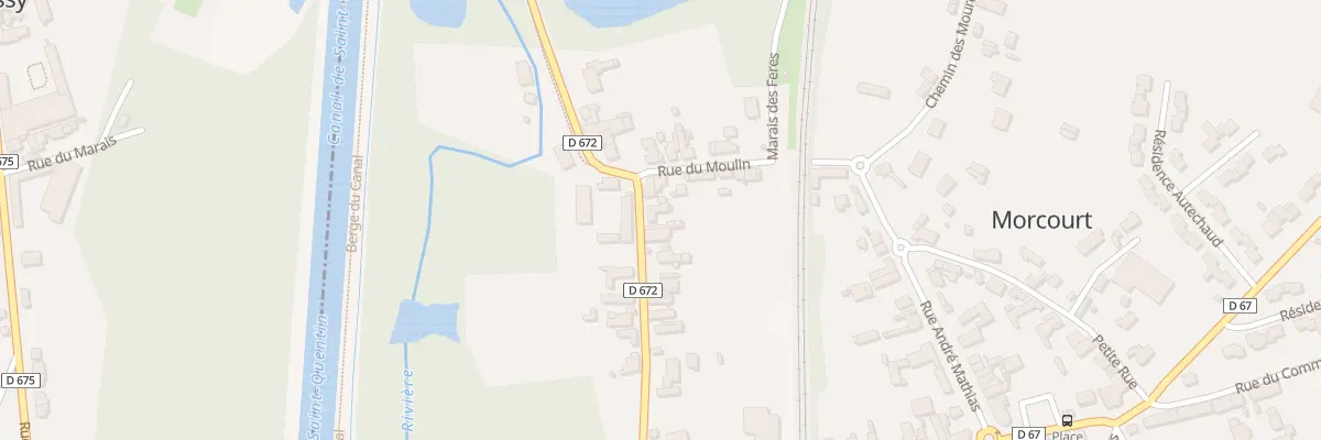 Plan du 26 Rue de la Fontaine à Morcourt