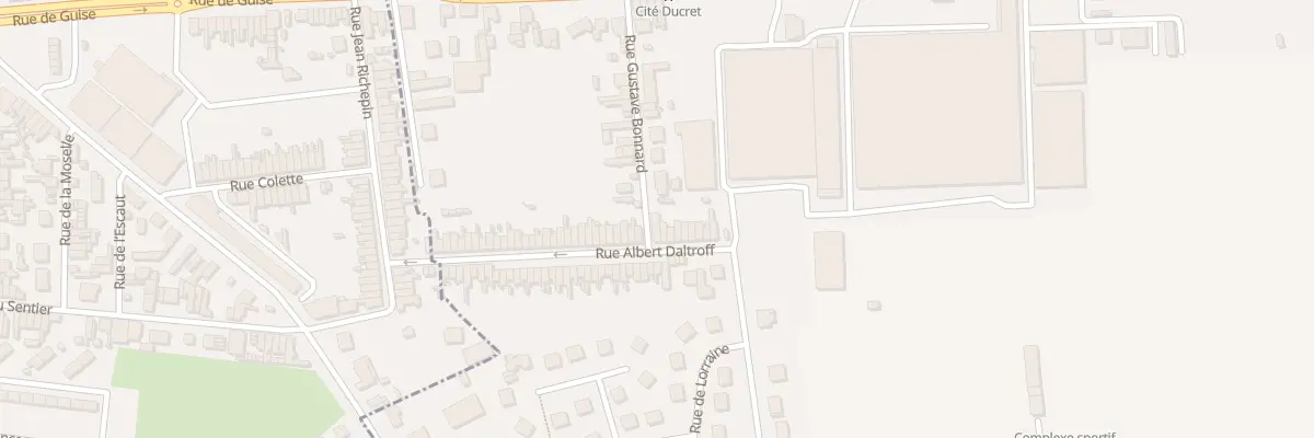 Plan du 157 Rue Albert Daltroff à Harly