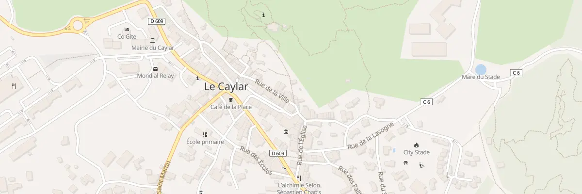 Plan du 95 Rue de la Ville au Caylar