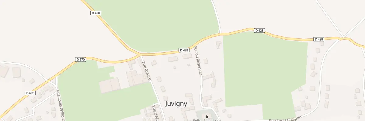 Plan du 1 Che des Tournelles à Juvigny