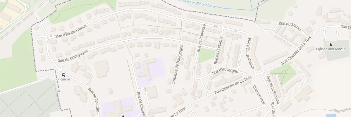 Plan du 30 Rue de Bourgogne à Harly