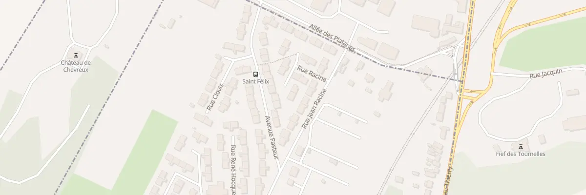 Plan du 18 Rue Jean Racine à Courmelles