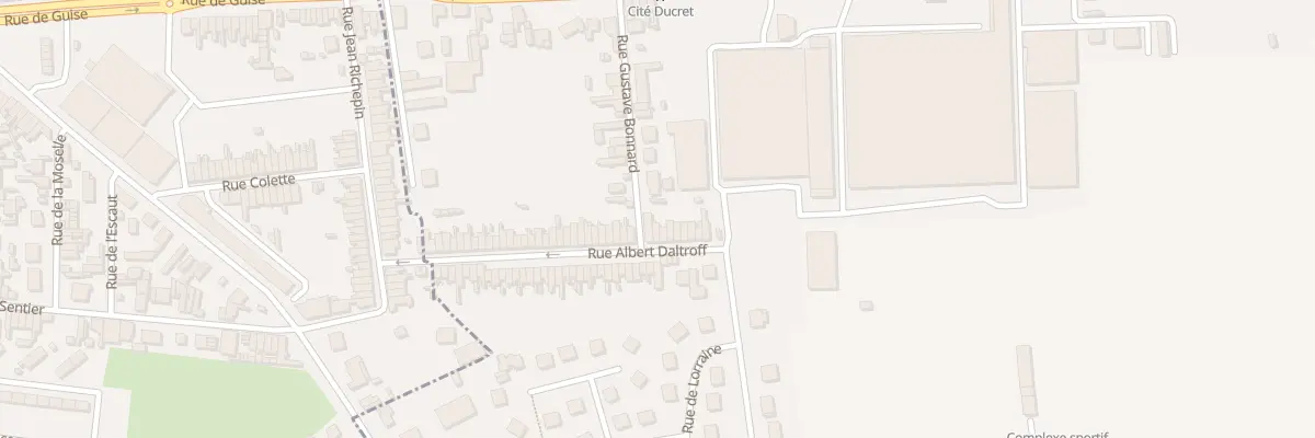 Plan du 165 Rue Albert Daltroff à Harly