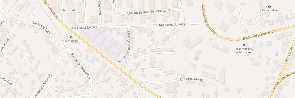 Plan du 7 Rue Danton à Soissons