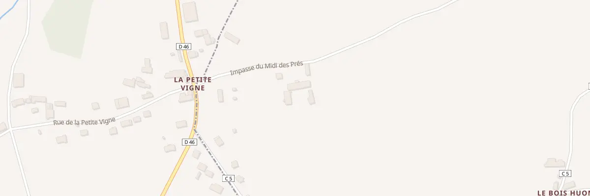 Plan du 9 Imp du Midi des Prés à Saint-Martin-des-Champs