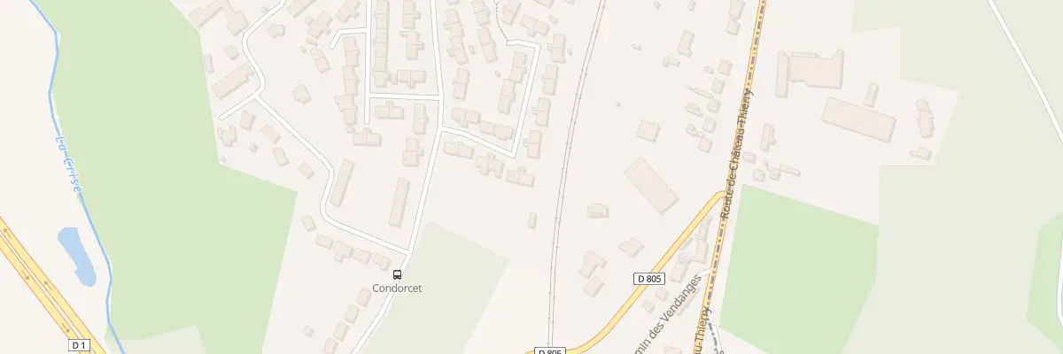 Plan du 12 Rue Jean Mermoz à Courmelles