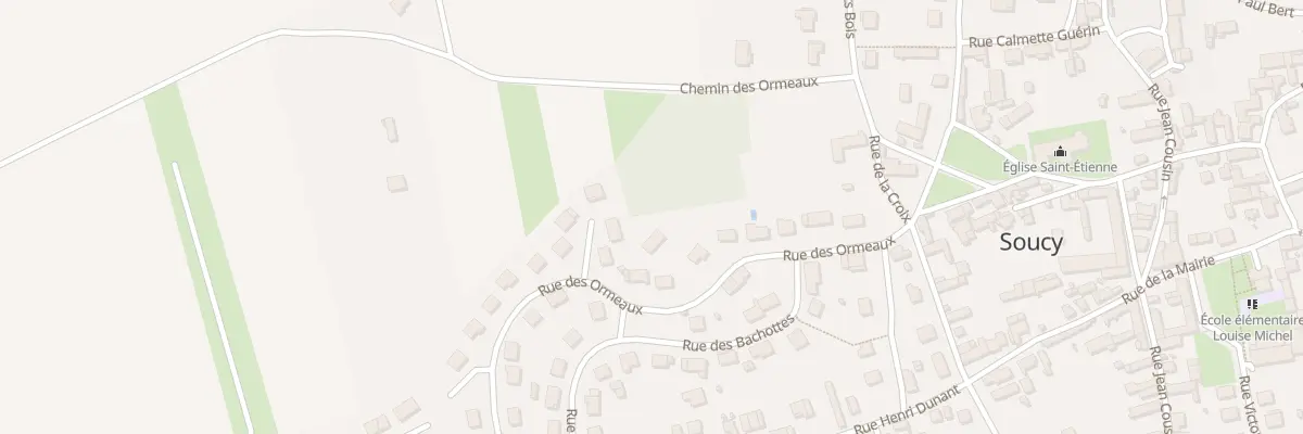 Plan du 12B Rue des Ormeaux à Soucy