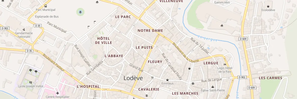 Plan du 29 Rue de la Republique à Lodève