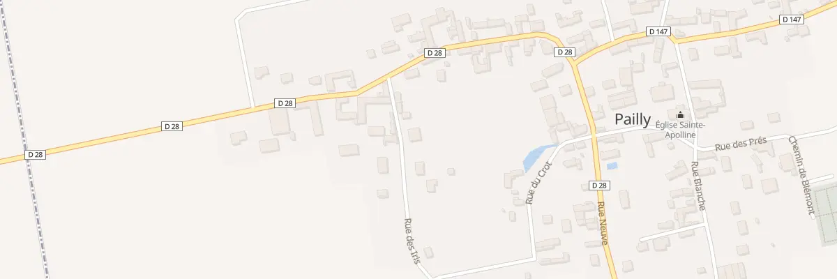 Plan du 3A Rue des Iris à Pailly