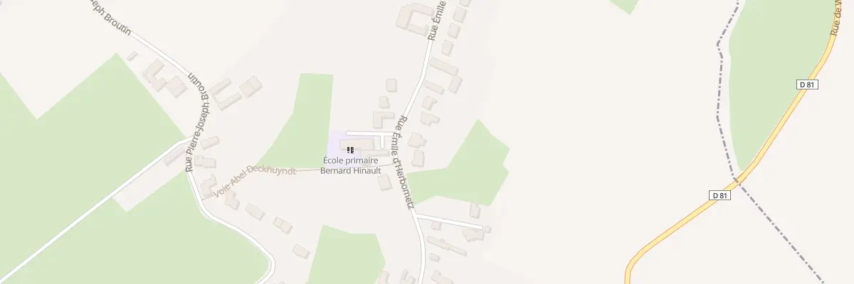Plan du 239 Rue Emile d’Herbometz à Tilloy-lez-Marchiennes