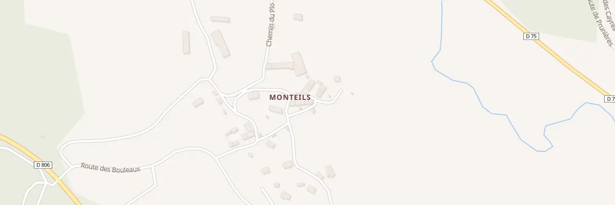 Plan du 5133 Monteils à Rimeize