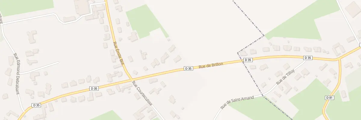 Plan du 117 Rte de Brillon à Tilloy-lez-Marchiennes