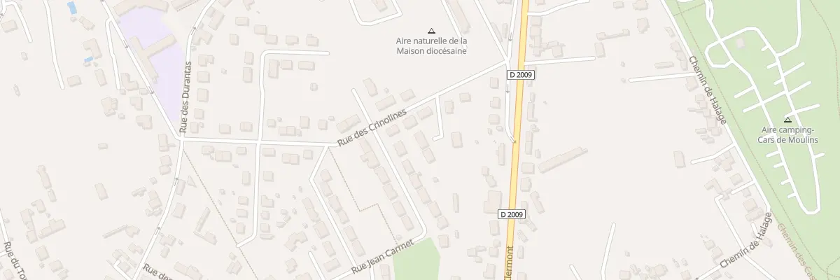 Plan du 1 Rue Capelines à Moulins