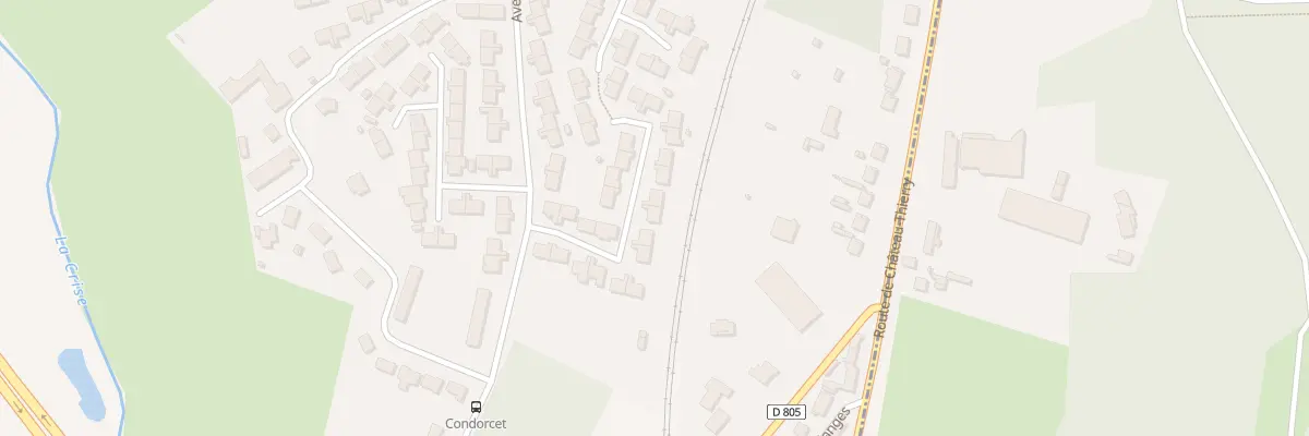 Plan du 18 Rue Jean Mermoz à Courmelles