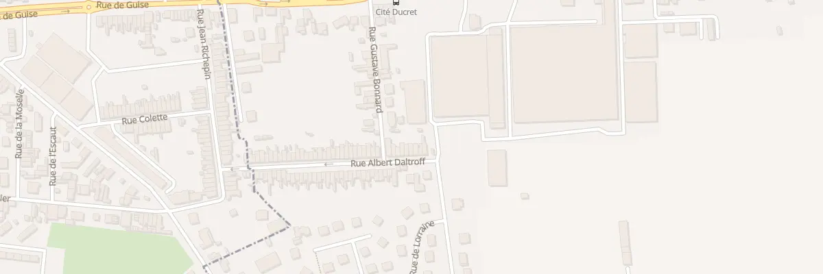 Plan du 185 Rue Albert Daltroff à Harly