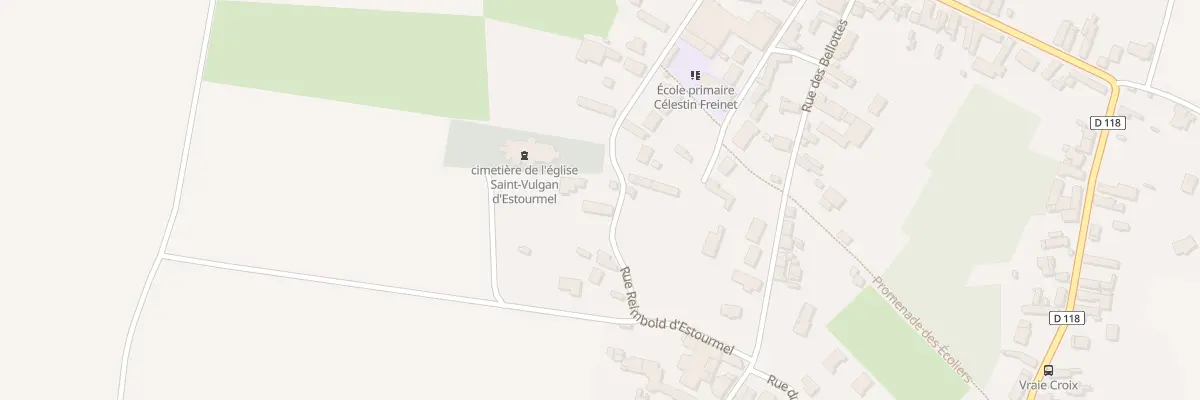 Plan du 18 Rue de l’Eglise à Estourmel
