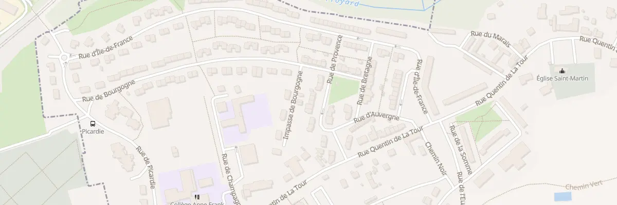 Plan du 95 Rue de Provence à Harly
