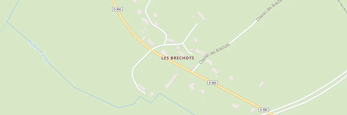 Plan des Brechots à Toucy