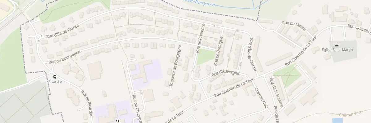 Plan du 103 Rue de Provence à Harly
