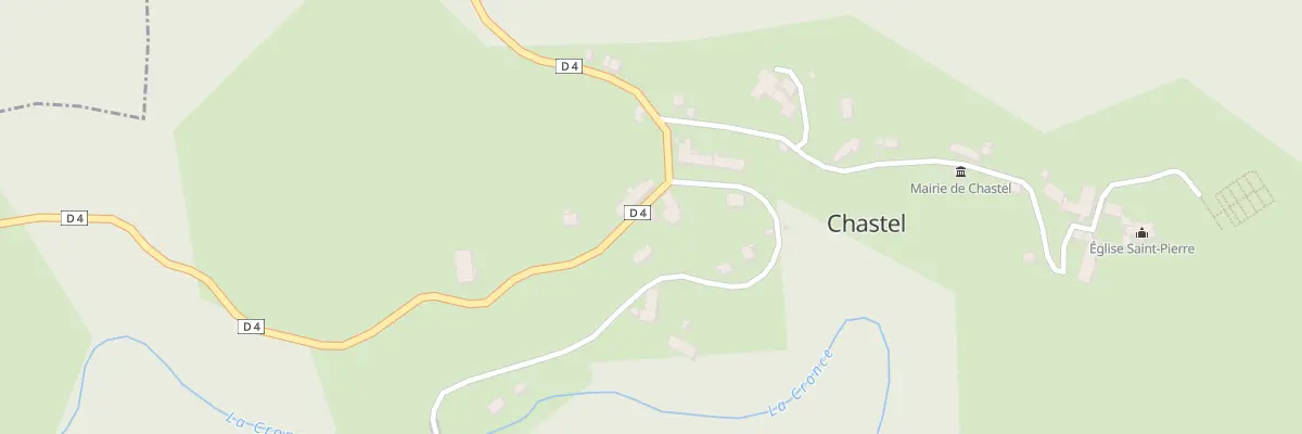 Plan du 5021 Le Bourg à Chastel