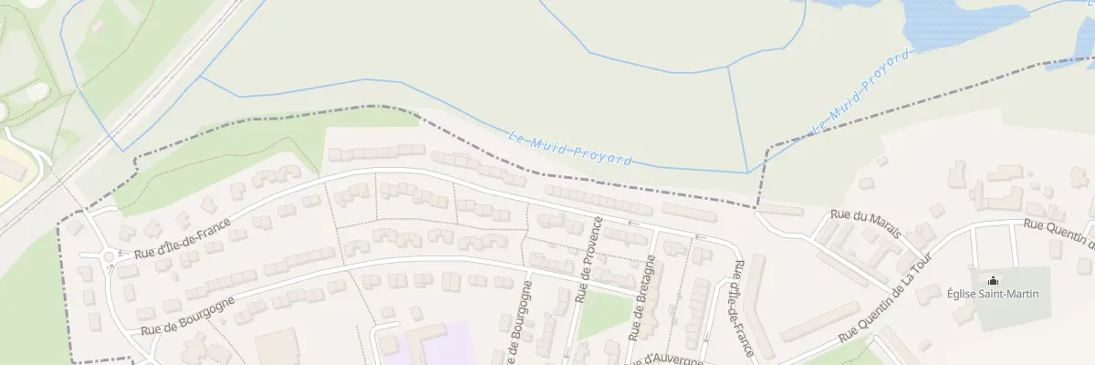 Plan du 278 Rue d’Ile de France à Harly