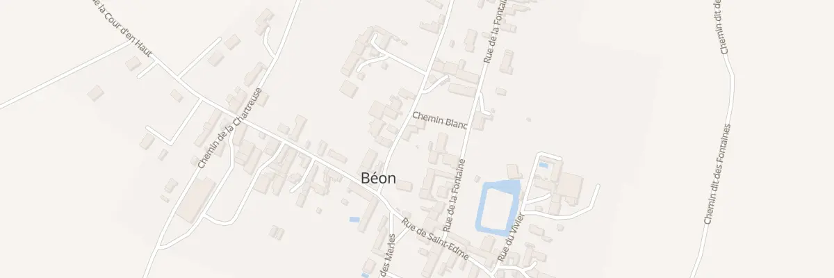 Plan du 11 Rue des Bourguignons à Béon