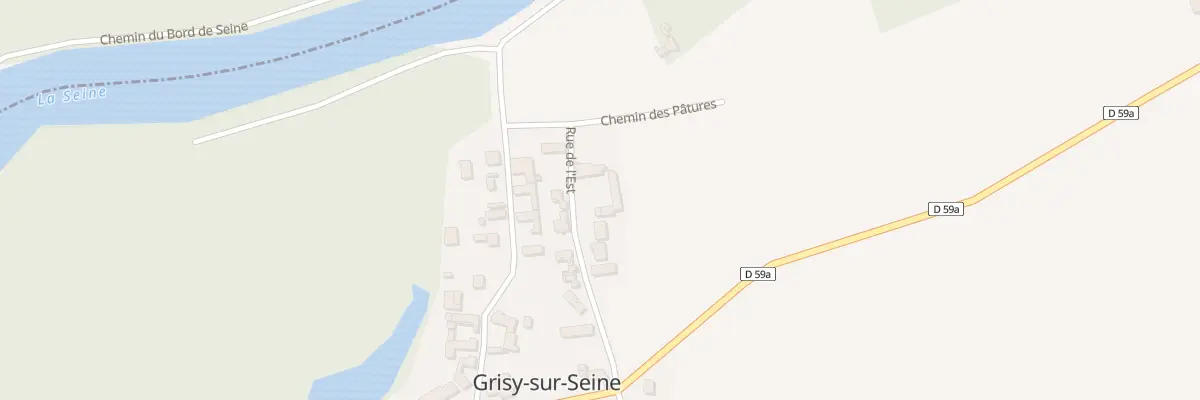 Plan du 2 Rue de l’Est à Grisy-sur-Seine