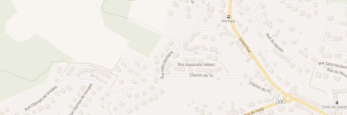 Plan du 21 Rue Felix Martigny à Cuffies
