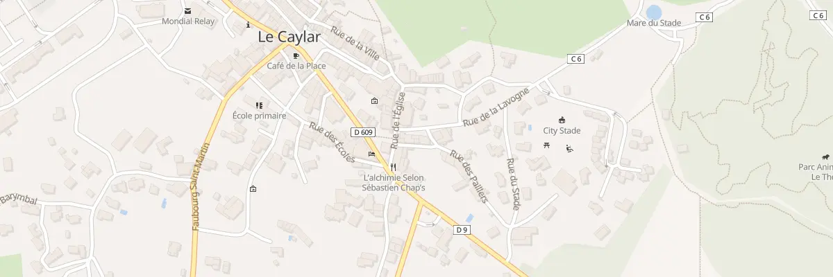 Plan du 24 Pl de l’Eglise au Caylar