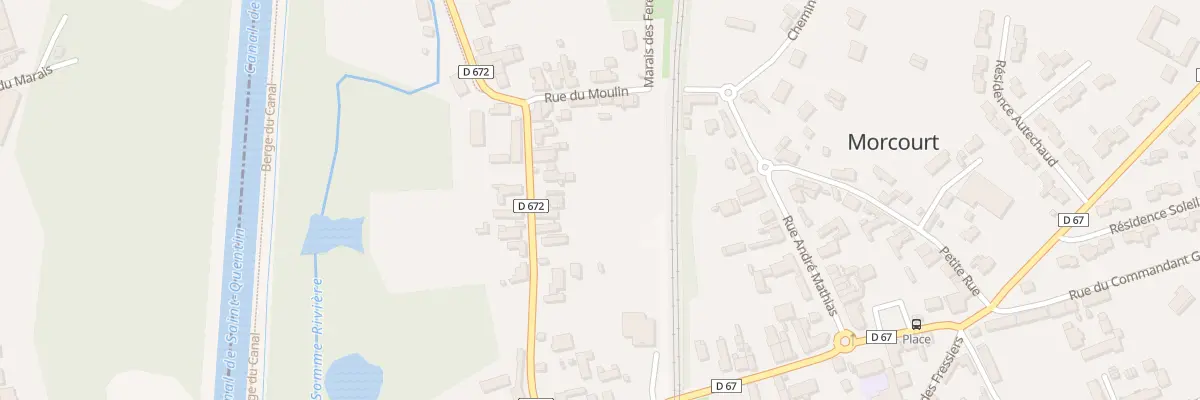 Plan du 20B Rue de la Fontaine à Morcourt