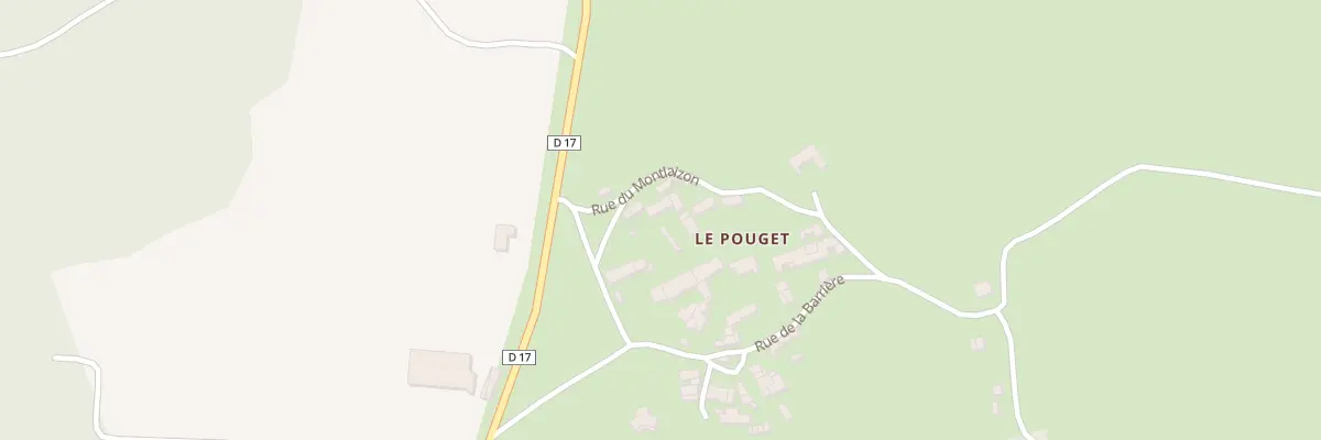 Plan du 5073 Le Pouget à Beaumont