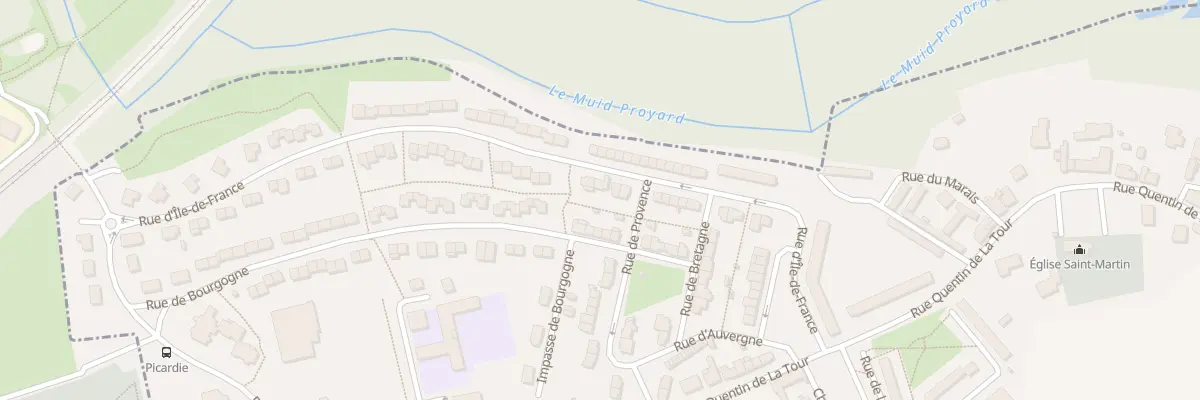Plan du 265 Rue d’Ile de France à Harly