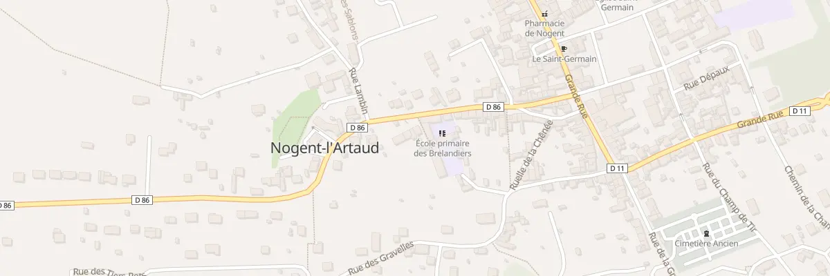 Plan du 29 Rue Ernest Vallée à Nogent-l’Artaud