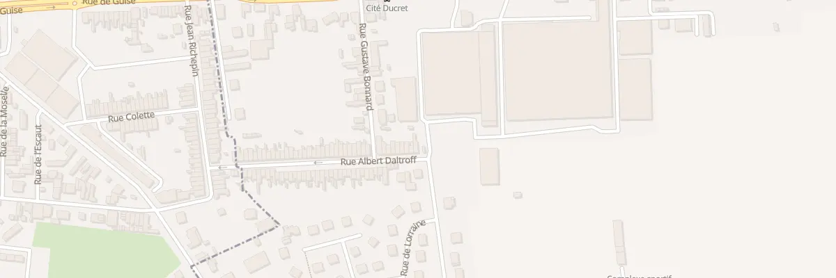 Plan du 197 Rue Albert Daltroff à Harly