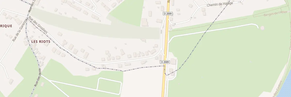 Plan du 7 Rue des Grosliers à Moulins