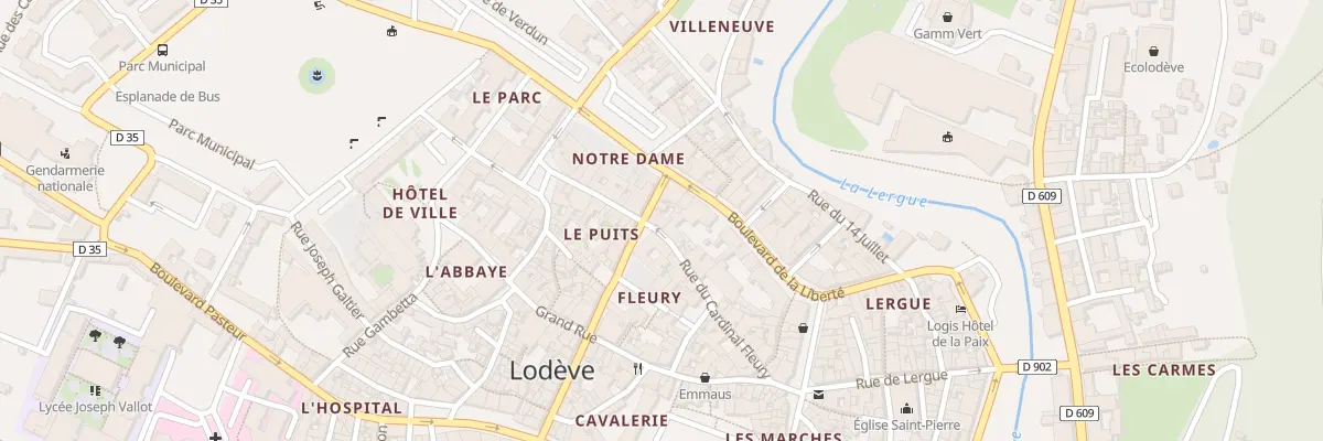 Plan du 30 Rue du Cardinal Fleury à Lodève