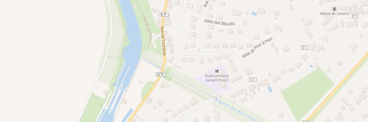 Plan du 3 All du Noirieux à Lesdins