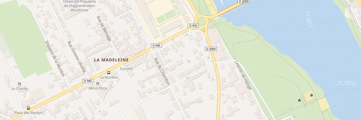 Plan du 9 All du Chambon à Moulins