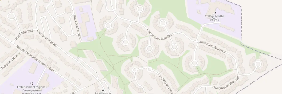 Plan du 90 Rue Jacques Blanchot à Saint-Quentin