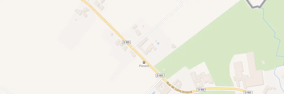 Plan du 223 Rte de Saint Amand à Mouchin