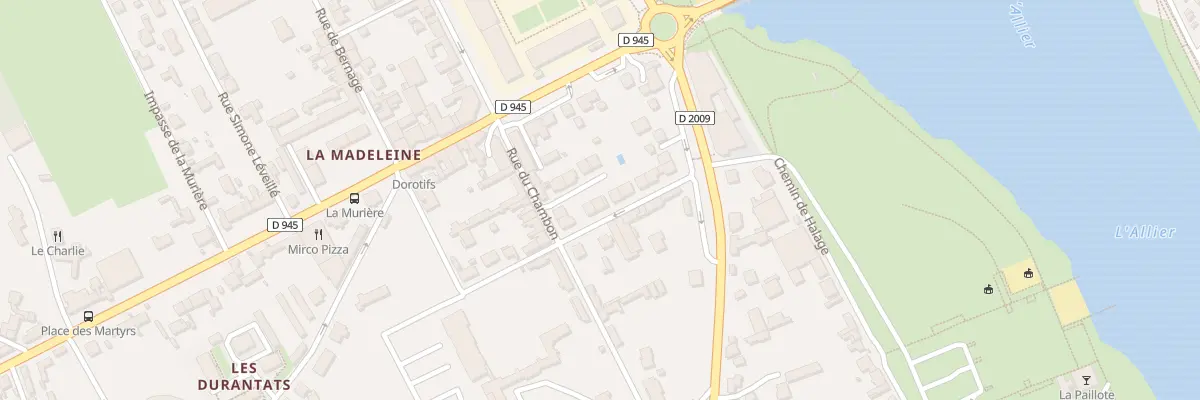 Plan du 11 Rue Colombeau à Moulins